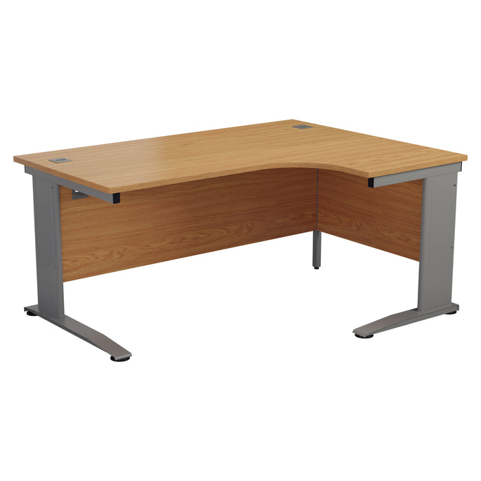 One Cable Cantilever Corner Desk - 1800mm x 1200mm