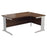 One Cable Cantilever Corner Desk - 1800mm x 1200mm