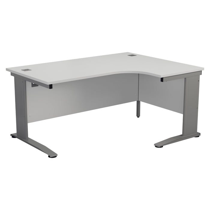 One Cable Cantilever Corner Desk - 1800mm x 1200mm