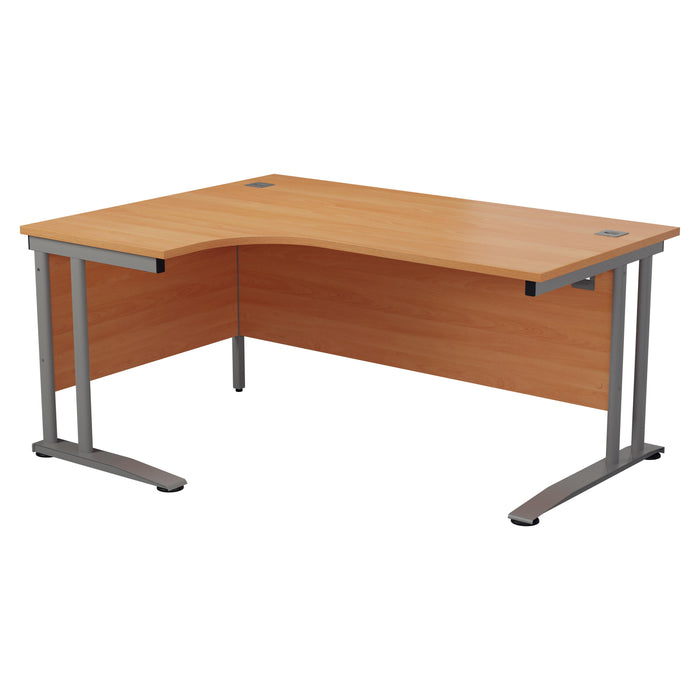 One Cantilever Plus Corner Desk - 1600mm x 1200mm