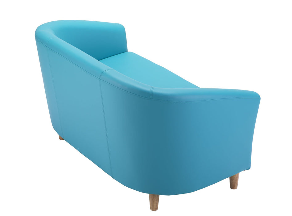 Vibrant Tub Sofa Wooden Feet