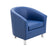 Vibrant Tub Armchair Metal Feet- Blue