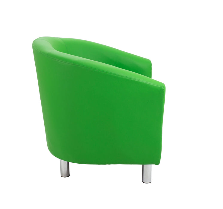 Vibrant Tub Armchair Metal Feet- Blue