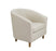 Vibrant Tub Armchair Wooden Feet - Cream