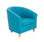 Vibrant Tub Armchair Wooden Feet - Dark Blue