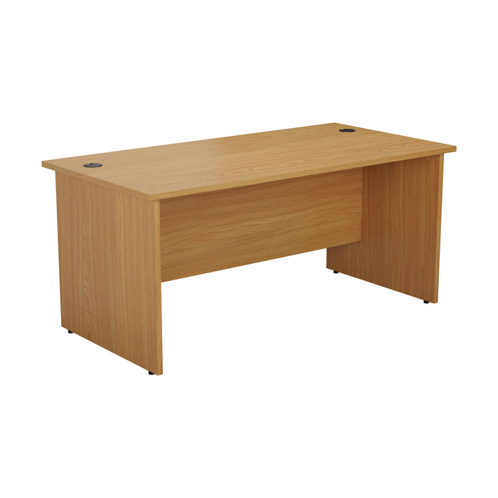 One Panel Next Day Delivery Rectangular Office Desk - 600mm Deep