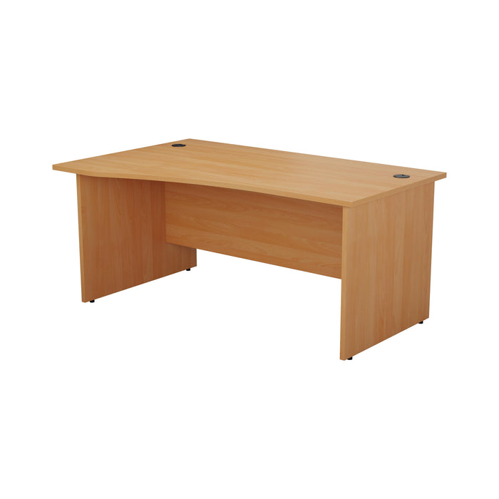 One Panel Next Day Delivery Wave Office Desk - 1600mm