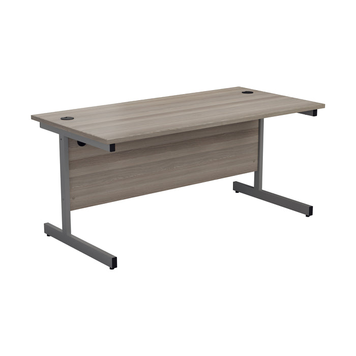 One Cantilever Rectangular Office Desk - 800mm Deep