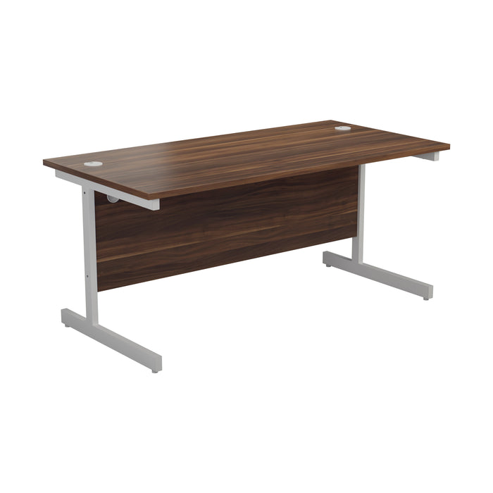 One Cantilever Rectangular Office Desk - 800mm Deep