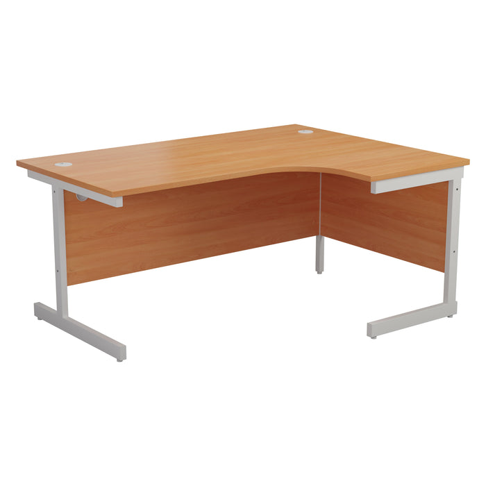 One Cantilever Crescent Office Desk - 1600mm x 1200mm