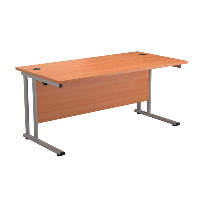 Start 600mm deep Cantilever desk Beech