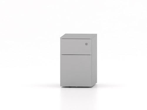 CUBE Steel Narrow Low Pedestal File Drawer