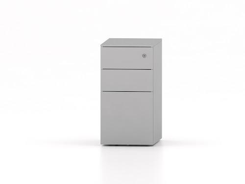 CUBE Steel Narrow Pedestal File Drawer