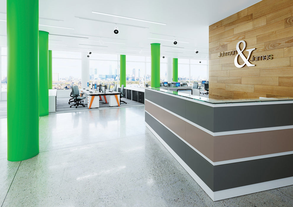 Allure Corner Reception Desk Unit