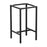Paris 4 Leg - Small 2 Seater Bar Height Black Base