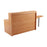 Simple Reception Desk 2600mm x 800mm - Beech