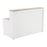 Simple Reception Desk 1600mm x 800mm - White