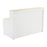 Simple Reception Desk 1600mm x 800mm - Oak