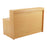 Simple Reception Desk 1600mm x 800mm - Oak