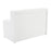 Simple Reception Desk 1600mm x 800mm - White