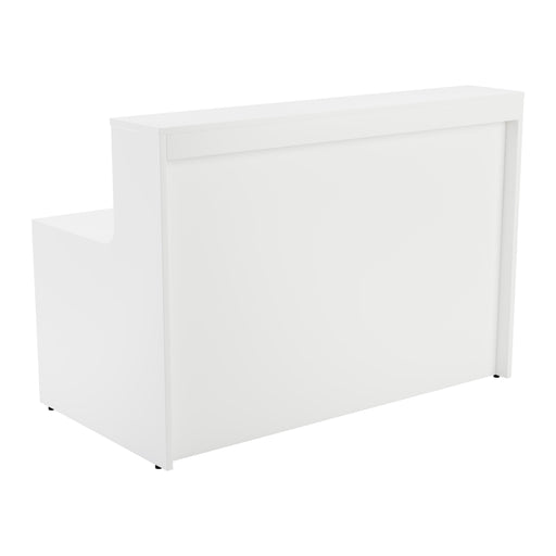 Simple Reception Desk 1600mm x 800mm - White