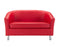 Vibrant Tub Sofa Metal Feet