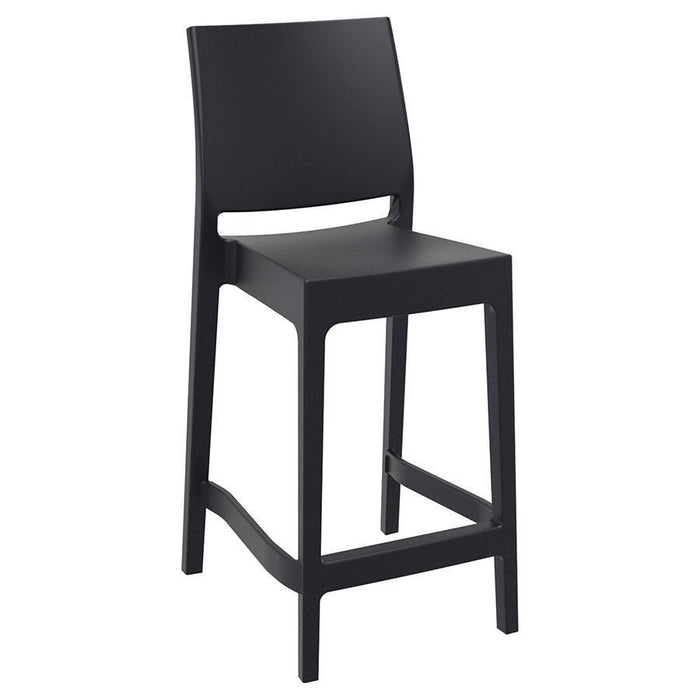 Spice Mid Height Bar Stool - Black