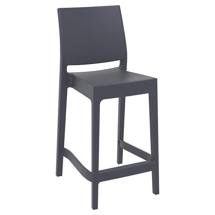 Spice Mid Height Bar Stool - Dark Grey