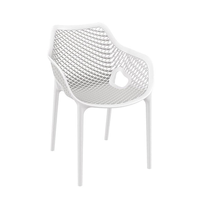 Spring Arm Chair - White
