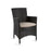 Stag Comfort Arm Chair - Black