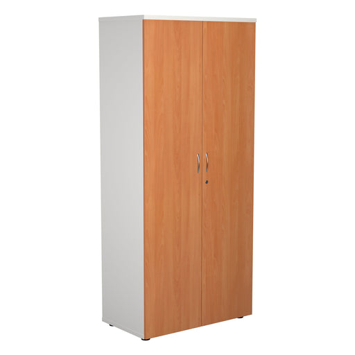 Two Tone 1800mm High Wooden Cupboard