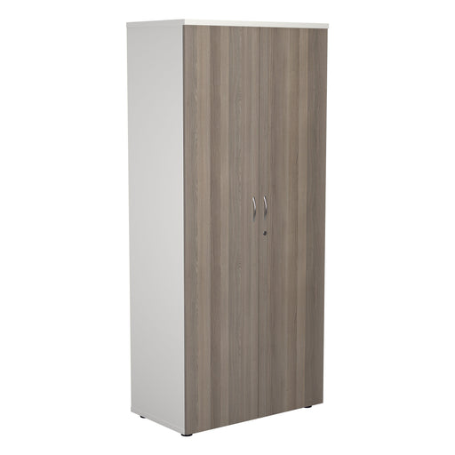 Two Tone 1800mm High Wooden Cupboard