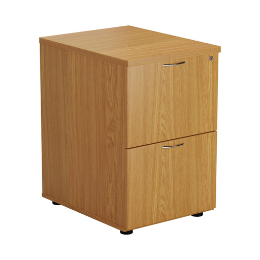 Wooden 2 Drawer Filing Cabinet - White