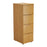 Wooden 4 Drawer Filing Cabinet - Walnut