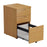 Wooden 3 Drawer Under Desk Pedestal