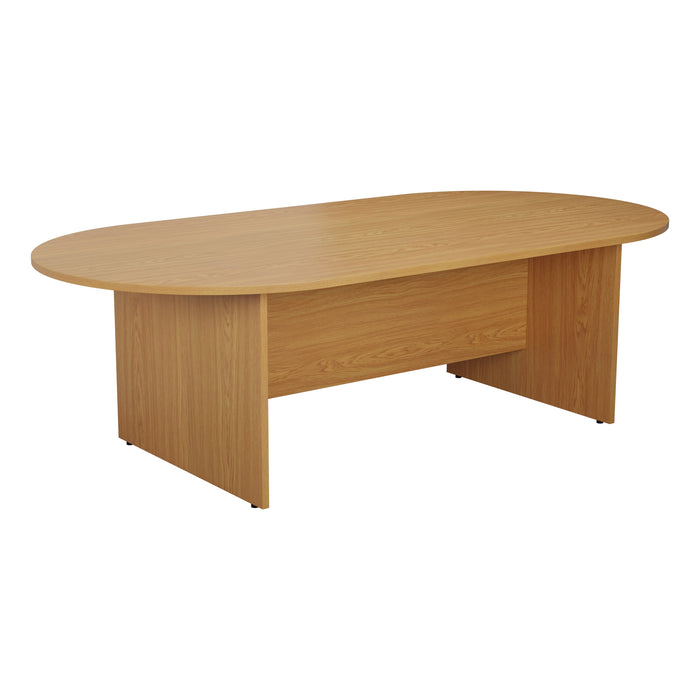 Simple D-End Meeting Table 1800mm - 2400mm