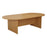 Simple D-End Meeting Table 1800mm - 2400mm