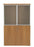 Regent Tall Cupboard Glass/Wood Doors