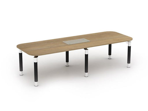 Kingston Metal Leg Rectangular Boardroom Table