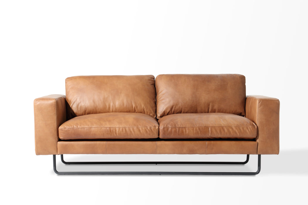 KINGSLAND 3 Seat Leather Sofa