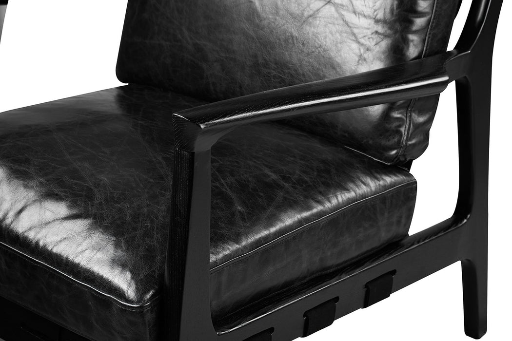 AT EASE Leather Reception Chair