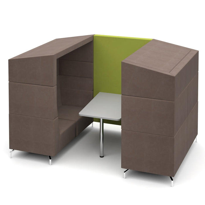 Alban Four Person Covered Meeting Booth