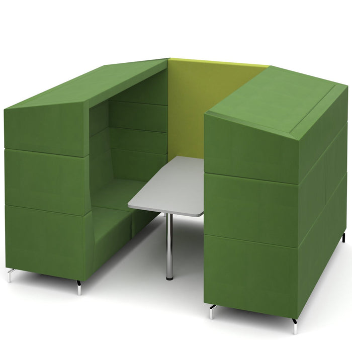 Alban Four Person Covered Meeting Booth