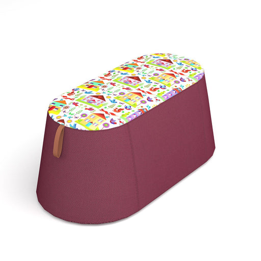 Bop Placeable Lozenge Stool With Castors