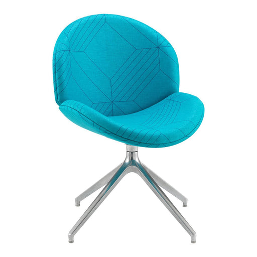 Shout Fully Upholstered Lounge Chair - Pyramid base
