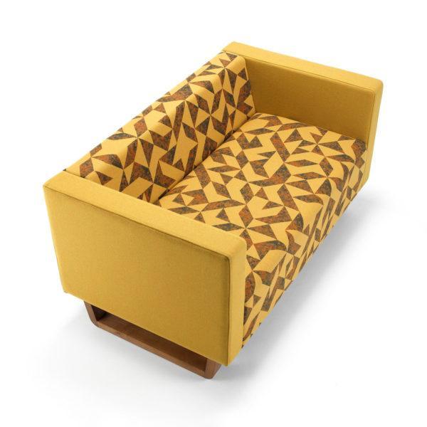 Cleo Sled Base Two Person Sofa