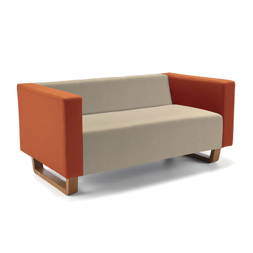 Cleo Sled Base Three Person Sofa