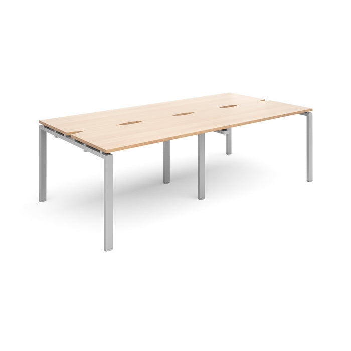 Adapt II 4 Person Bench Desk 2400mm x 1200mm