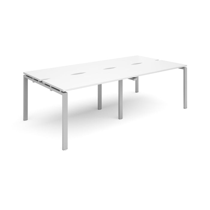 Adapt II 4 Person Bench Desk 2400mm x 1200mm