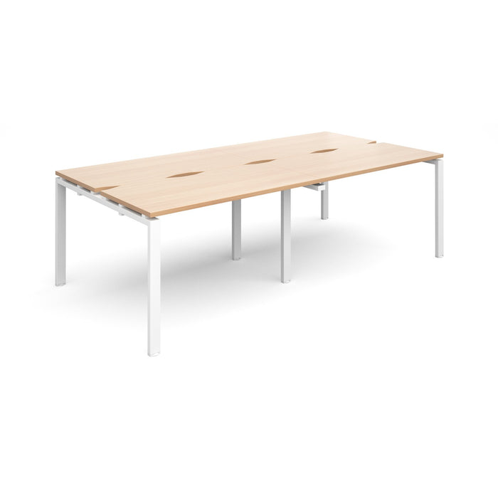 Adapt II 4 Person Bench Desk 2400mm x 1200mm